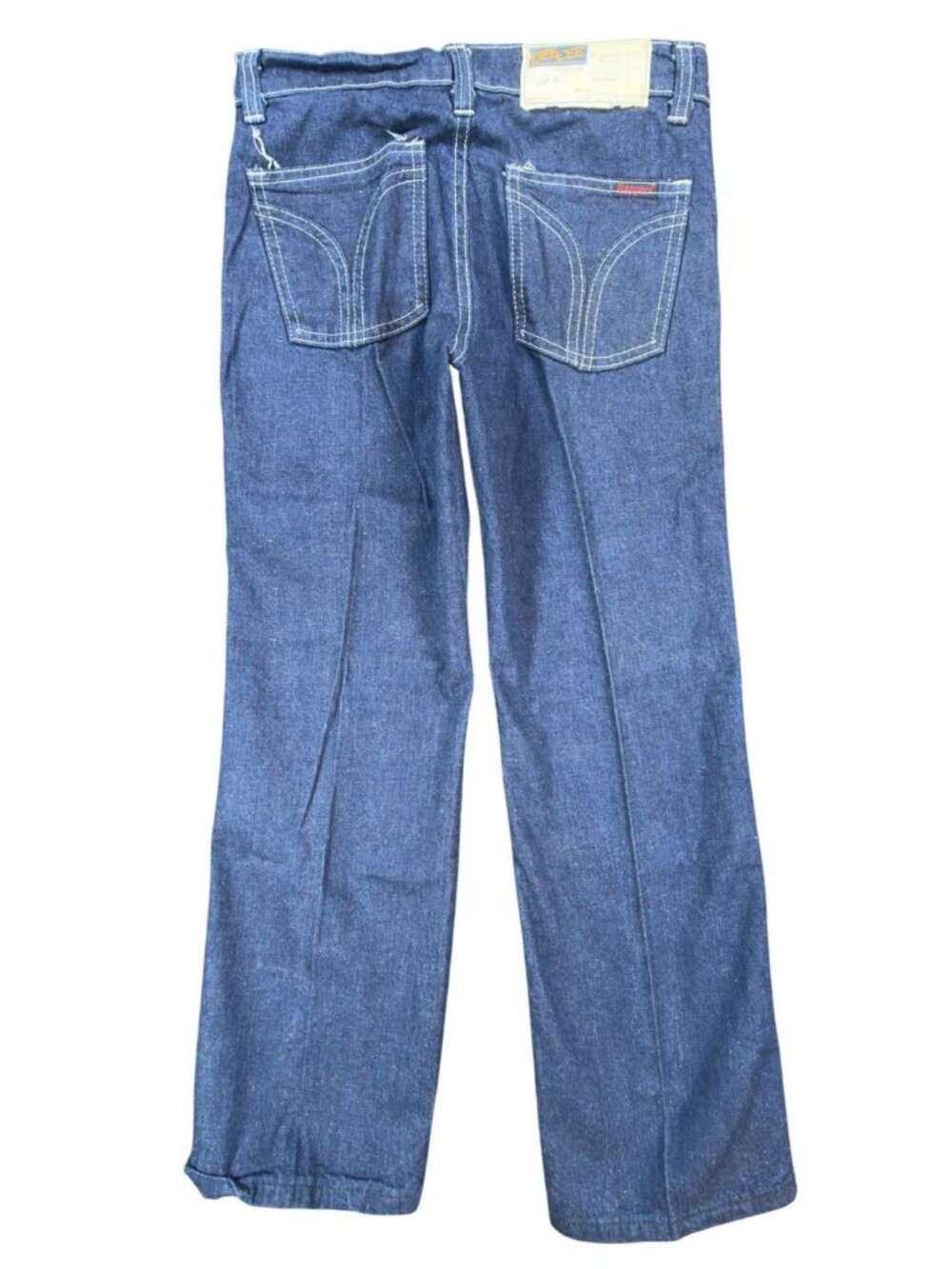 DeeCee Vintage 70s Jeans Youth 10 Reg Blue Flare USA Deadstock NWT